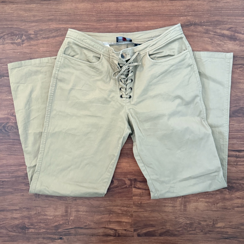 Ralph Lauren Polo Jeans Co khaki Tan Lace-Up Pants